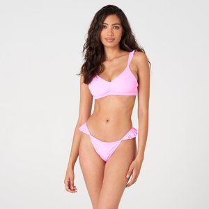 Onzie Bubble Gum Rib Le Femme Swim Top